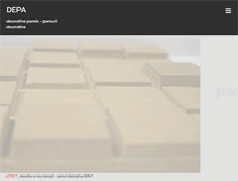 Tablet Screenshot of depa.ro